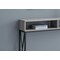 Monarch Specialties Accent Table - 48"L / Grey / Black Metal Hall Console I 3572 - alternate 3